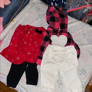 Child of Mine Red and Pink Kids Matching Set